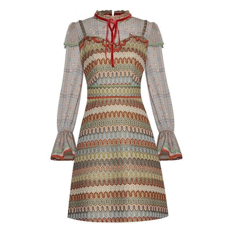 Vintage Bavlnené Šaty