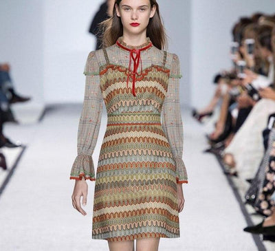 Vintage Bavlnené Šaty