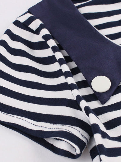 Modré Šaty Vintage Plus Veľkosti 50. Rokov