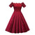 Vintage Šaty Nadmernej Veľkosti S Bordovou Výšivkou