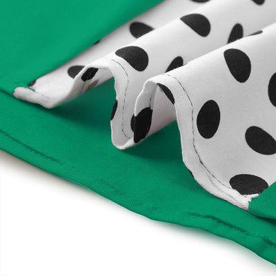 Vintage Zimné Zelené Šaty Veľkej Veľkosti