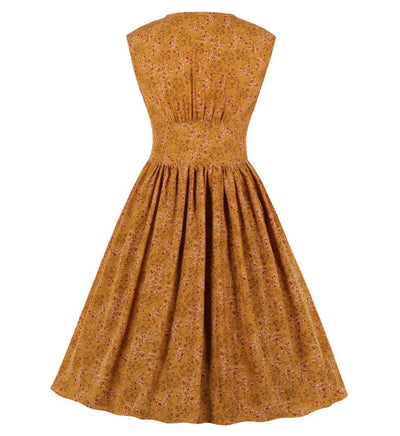 Vintage Šaty Apricot Plus Size