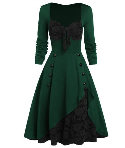 Vintage Retro Šaty Nadmernej Veľkosti