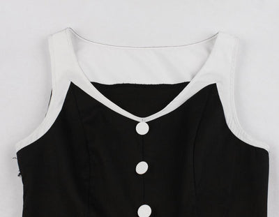 Vintage Šaty Hepburn Čierne