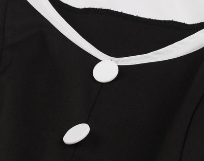 Vintage Šaty Hepburn Čierne