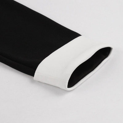 Vintage Zimné Šaty Čiernej Farby