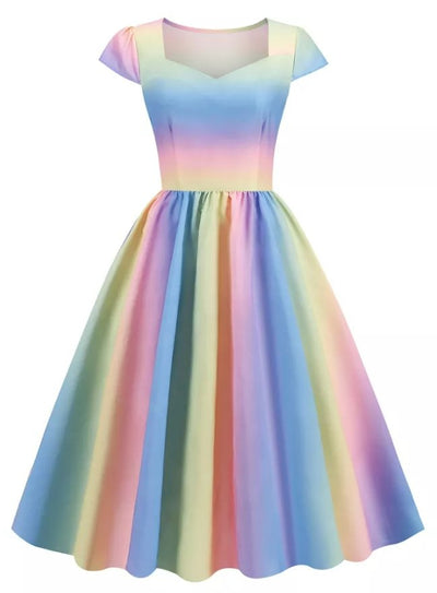 Pekné Vintage Šaty