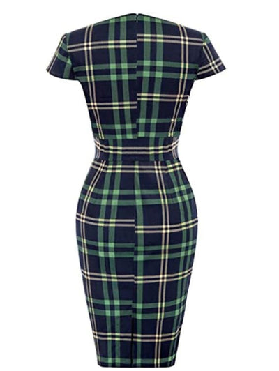 Vintage Zelené Šaty