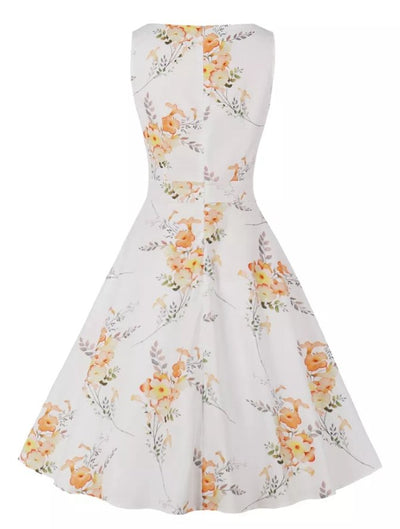 Vintage Dlhé Biele Šaty Z 50. Rokov