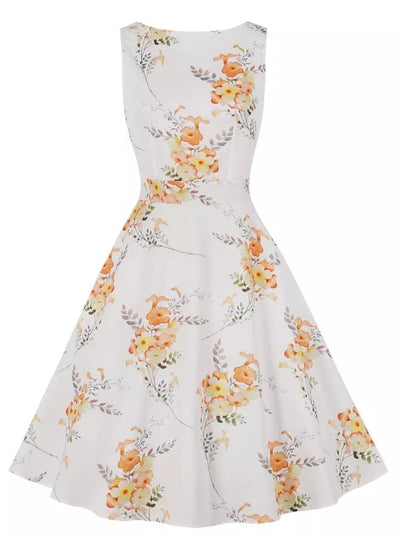 Vintage Dlhé Biele Šaty Z 50. Rokov