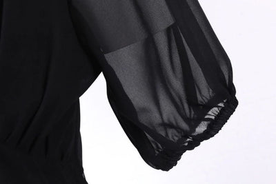 Vintage Dlhé Čierne Šaty Z 50. Rokov