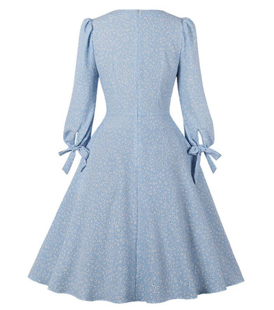 Vintage Dlhé Šaty Boho Flowers