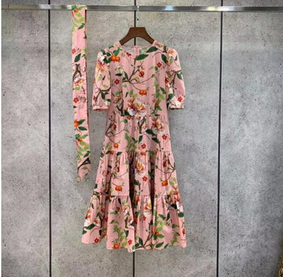 Vintage Ružové Jesenné Svadobné Šaty