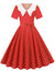 Vintage Červené Svadobné Šaty