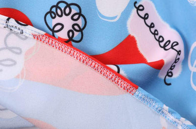 Vintage Vianočné Modré Šaty Veľkej Veľkosti