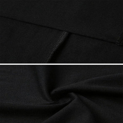 Vintage Čierne Šaty S Bielym Golierom