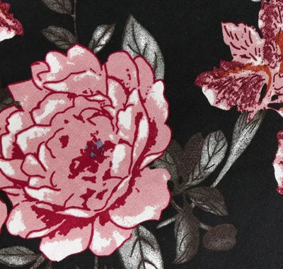 Vintage Čierne Šaty S Golierom