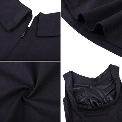 Vintage Šaty Čierne