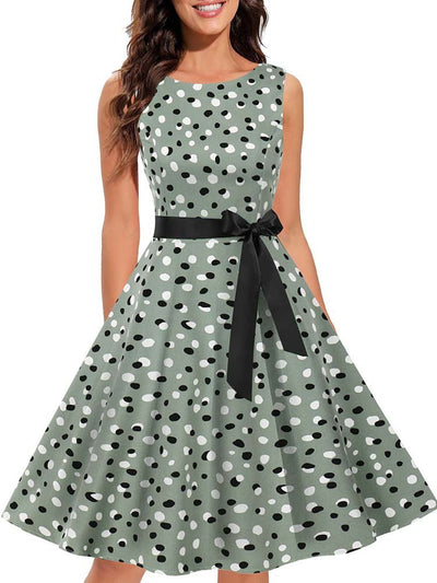 Vintage Zelené Šaty