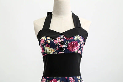 Vintage Pin-Up Gýčové Šaty