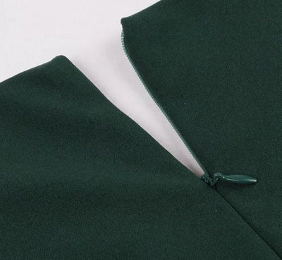 Vintage Zelené Šaty Na Recepciu