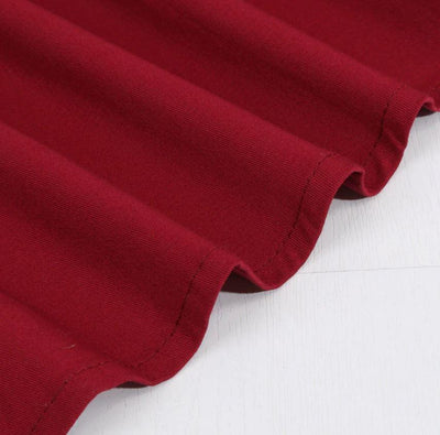 Vintage Karmínové Šaty Rockabilly Z 50. Rokov