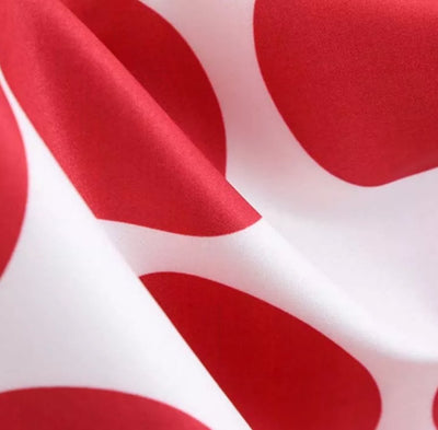 Vintage Červeno-Čierne Šaty Rockabilly