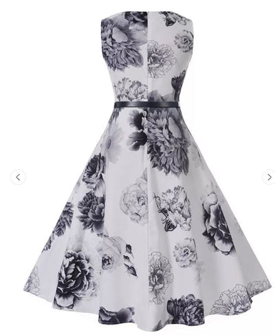 Vintage Romantické Šaty Námornícka Biela