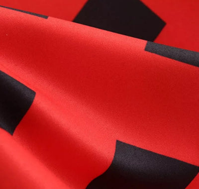 Moderné Červené Vintage Šaty