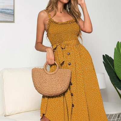 Vintage Žlté Šaty Zo Šesťdesiatych Rokov