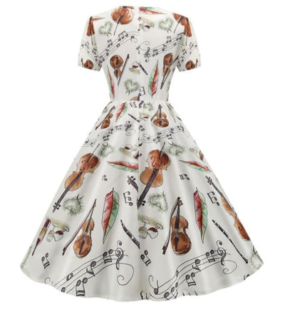 Vintage Swingové Šaty