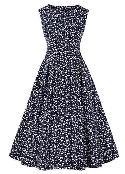 Vintage Námornícke Šaty S Vysokým Pásom