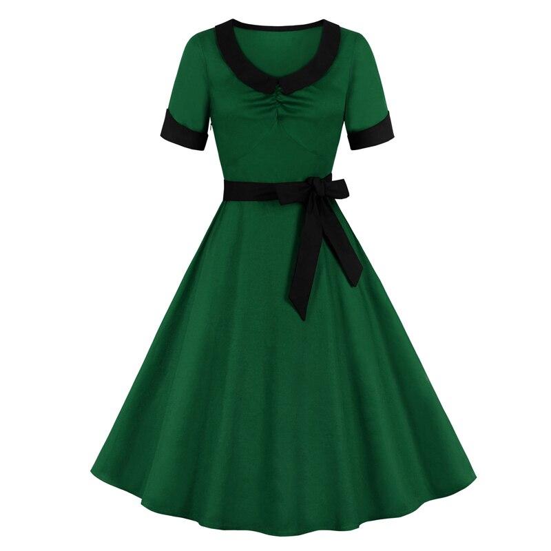 Zelené Vintage Šaty