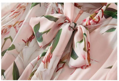 Vintage Staré Ružové Dlhé Šaty