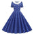 Očarujúce Modré Šaty Z 50. Rokov