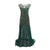 Vintage 20s Flapper Dress Green