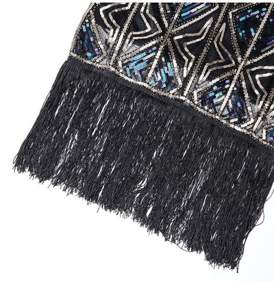 Vintage Dlhé Zlaté Šaty Gatsbyho Z 20. Rokov