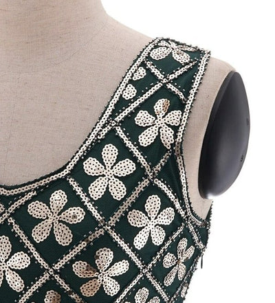 Vintage Zlaté Šaty 20s Plus Size