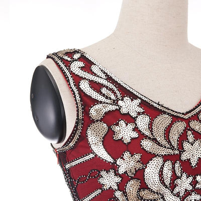 Vintage Červené Šaty 20-Tych Rokov