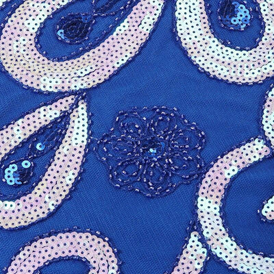 Modré Šaty V Štýle 20. Rokov