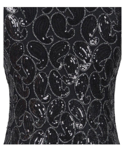 Vintage Šaty Z 20. Rokov Sexy Čierne