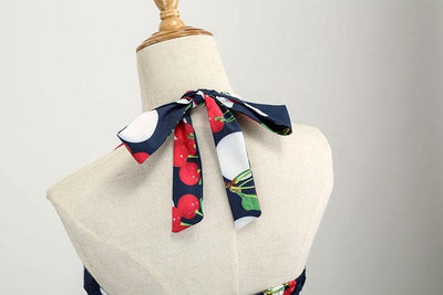 Vintage Čerešňové Šaty