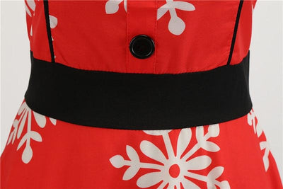 Vintage Šaty So Snehovými Vločkami