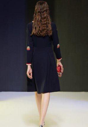 Modrý Outfit 40. Rokov