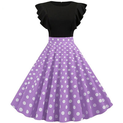 Rockabilly Šaty S Čiapočkou S Rukávmi