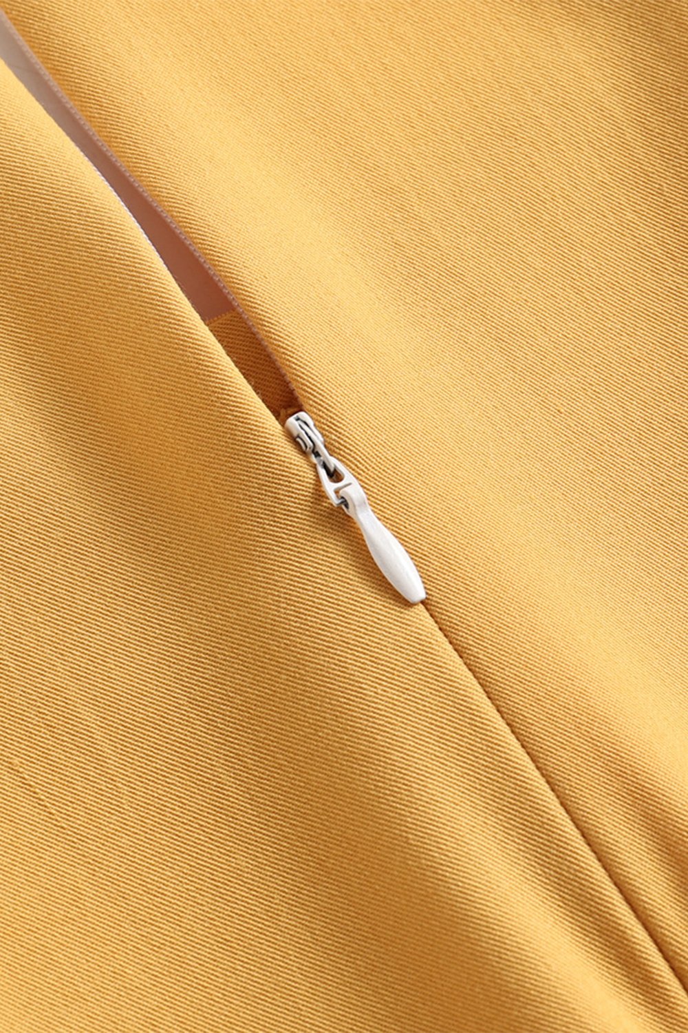 Vintage Žlté Midi Šaty Z 50. Rokov