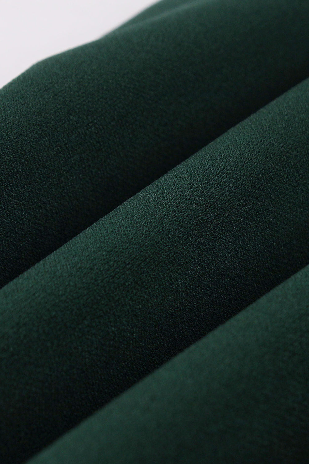 Tmavo Zelené Šaty S Vintage Volánom