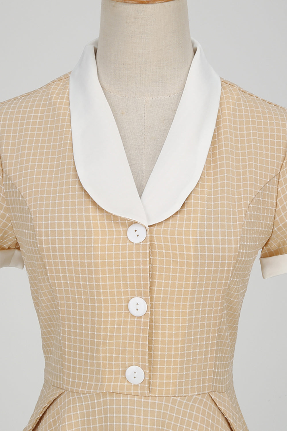 Šaty Vintage Check Shawl Golier