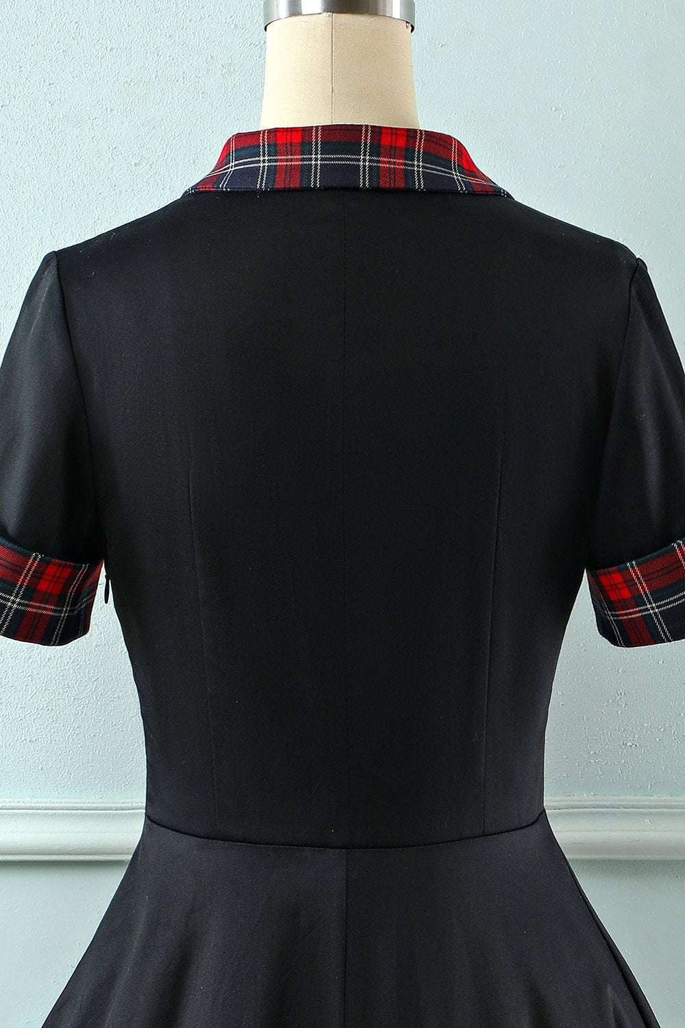 Vintage Turndown Golier Dress