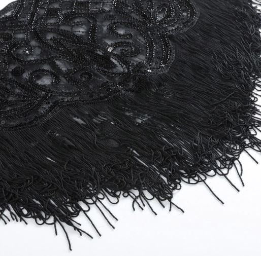 Čierny Šatka Gatsby